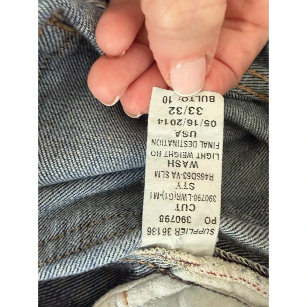 Polo‎ Ralph Lauren Rick Slim Straight Jeans Mens 33x32 Medium Wash Denim